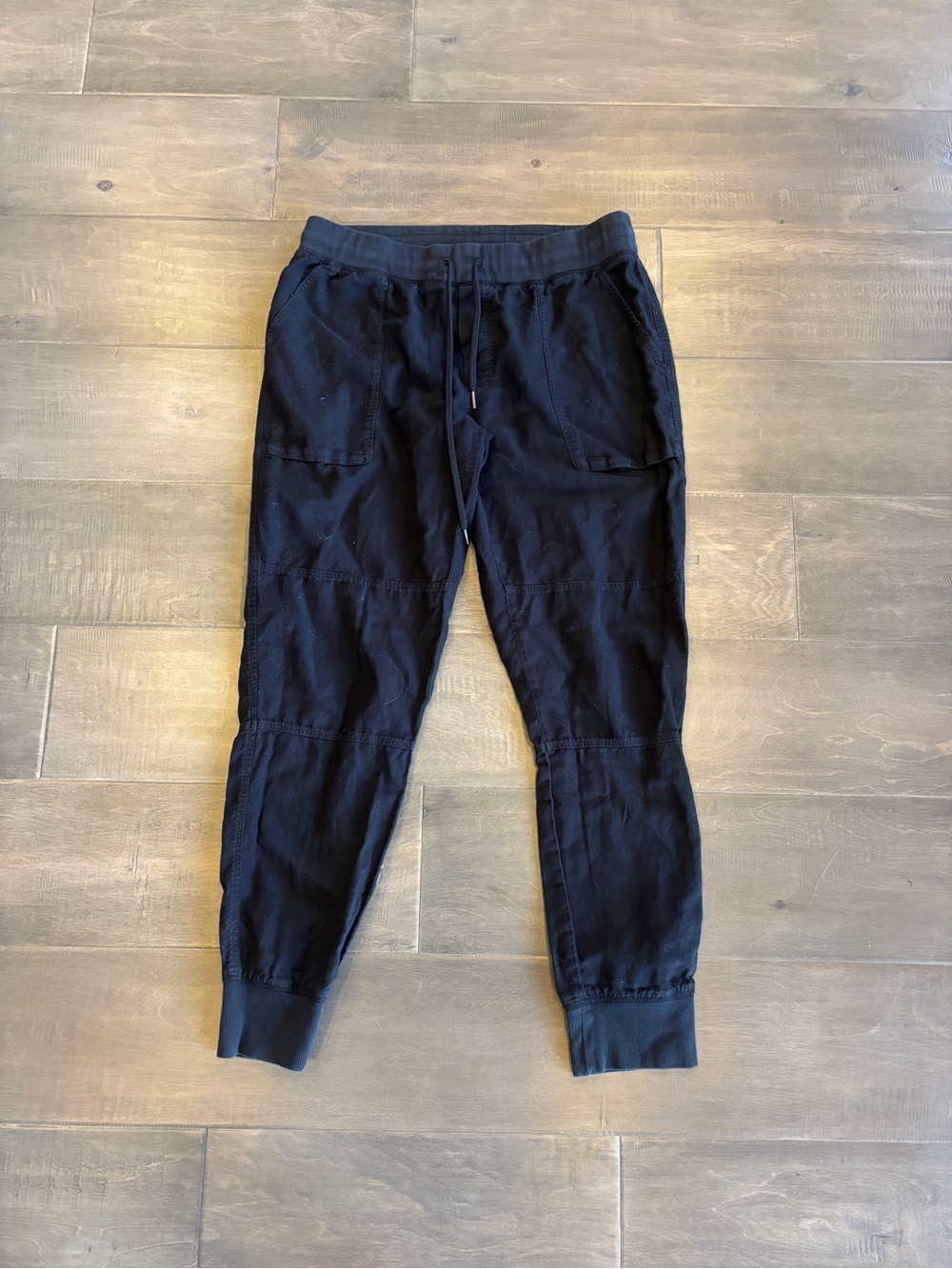 Aritzia Community Black Drawstring Jogger Pants